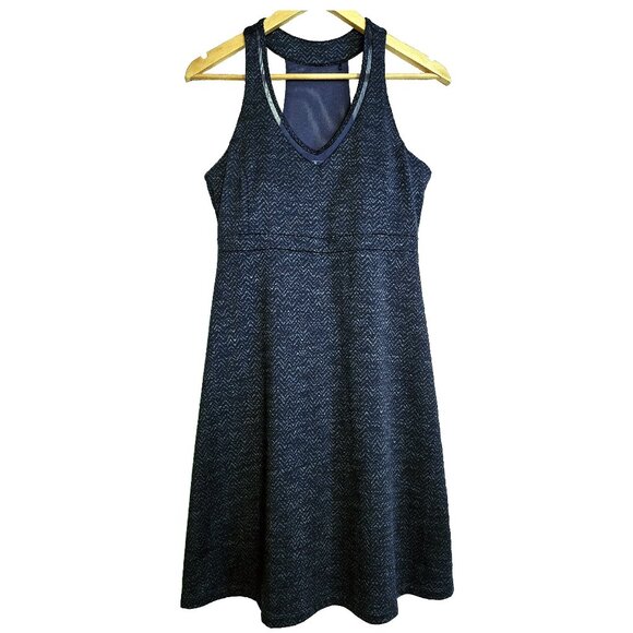 Mondetta Dresses & Skirts - MONDETTA Dark Blue Racerback Built-In Bra Athleisure Mini Dress Size Medium
